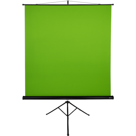 AROZZI Green Screen/ zelené plátno pro fotografy a streamery/ mobilní trojnožka 90" (228 cm)/ 157 x 157 cm/ case černý