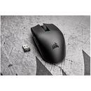 Souris corsair gaming sans fil bluetooth  24 ghz optique 10 000 dpi défilement 6/1/boutons boutons programmables bouton de sélection de vitesse noir  ch-931c011-eu  timbre vert 018 lei