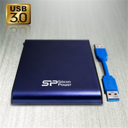 Silicon Power external hard drive 2TB Armor A80, blue