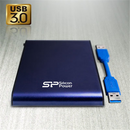 Silicon Power external hard drive 2TB Armor A80, blue-6