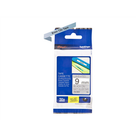 BROTHER P-Touch TZE-M921 black on silver-matte 9mm 8m