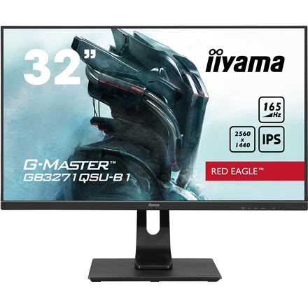 iiyama G-MASTER GB3271QSU-B1 computer monitor 80 cm (31.5") 2560 x 1440 pixels Wide Quad HD LED Black
