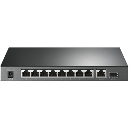 TP-LINK TL-SG1210P PoE+ Switch 8x 10/100/1000Mbps + 1x Gbit SFP + 1x Gbit Non-PoE RJ45 63W 802.3at/af (P)