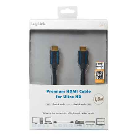 Câble HDMI Ultra HD haut de gamme, 5 m