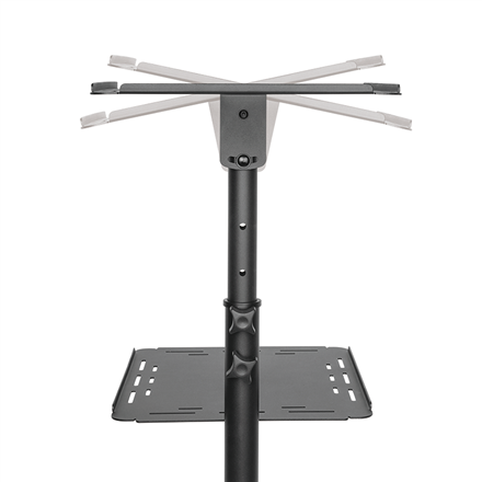 Chariot en acier pour projecteur/ordinateur portable