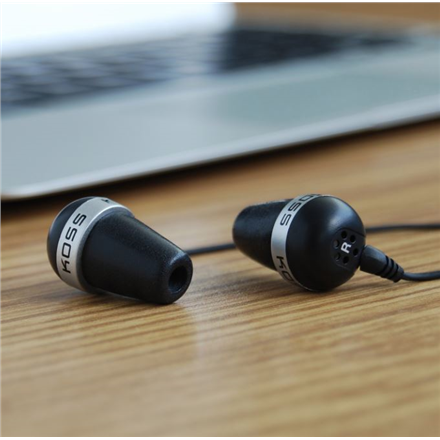 Koss | Casque audio | LE CLASSIQUE DU PLUG | Filaire | Intra-auriculaire | Antibruit | Noir