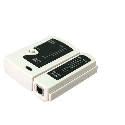 Logilink | Cable tester for RJ11, RJ12 and RJ45 with remote unit