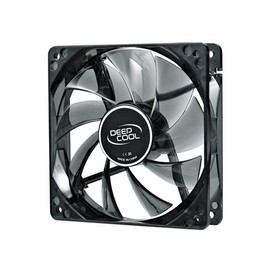 120 mm case ventilation fan, "Wind Blade 120", transparent, hydro bearing,4 LED's | Deepcool