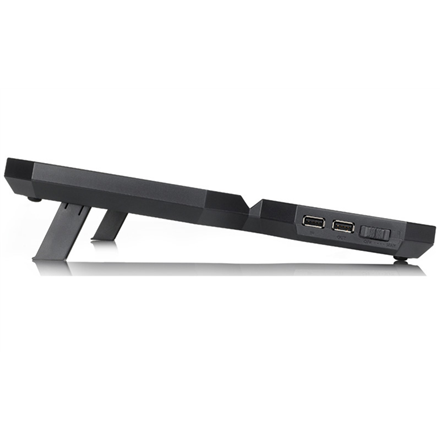 Support de refroidissement pour ordinateur portable DeepCool MULTI CORE X6 39,6 cm (15,6") Noir