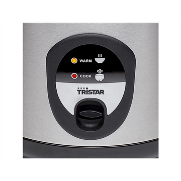 Tristar | RK-6127 | Rice cooker | 500 W | Black/Stainless steel - 0