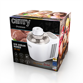 Camry | Ice cream maker | CR 4481 | Power 90 W | Capacity 0.7 L | White - 0