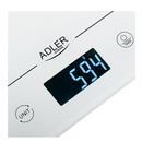 Adler | Kitchen scales | AD 3170 | Maximum weight (capacity) 15 kg | Graduation 1 g | Display type LCD | White-3