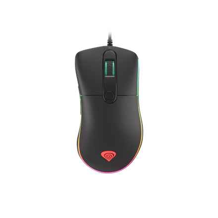 Souris de jeu Genesis Krypton 510 8 000 DPI avec rétroéclairage RVB, noire