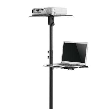 Chariot en acier pour projecteur/ordinateur portable