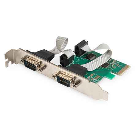 Digitus | Carte d'interface série 2 ports, PCIe | DS-30000-1 | PCIe