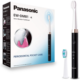 Panasonic | Electric Toothbrush | EW-DM81-K503 | Rechargeable | For adults | Number of brush heads included 2 | Number of teeth brushing modes 2 | Sonic technology | White/Black