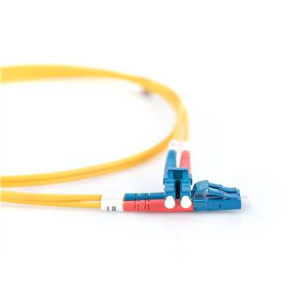 Patchcord FO Singlemode 09/125 OS2 LC-LC duplex 2m Żółty