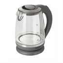 Adler | Kettle | AD 1286 | Standard | 2200 W | 2 L | Plastic/Glass | 360° rotational base | Grey/ transparent-6