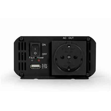 EnerGenie | Onduleur 12 V pour voiture, 500 W | EG-PWC500-01