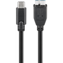 Goobay | Round cable | USB-C to micro-B 3.0 cable | 67995 | micro-B 3.0 | USB-C (male)-1