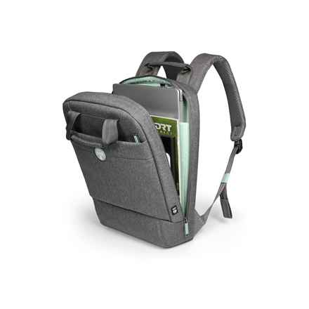 PORT DESIGNS | YOSEMITE Eco | Sac à dos pour ordinateur portable | Sac à dos | Gris | Bandoulière