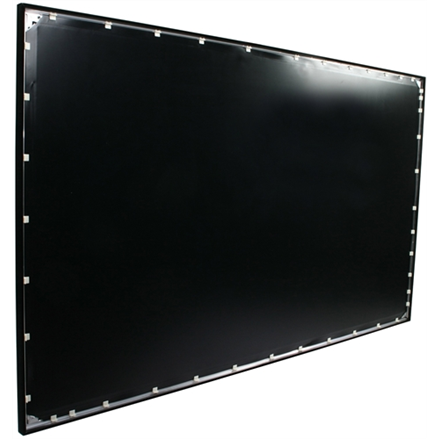 ELITE SCREENS plátno v pevném rámu 150" (373,6cm)/ 16:9/ 187×332cm/ gain 1.1/ rám černý 6cm