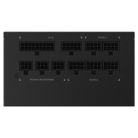 SURSA SURSA GIGABYTE , 750 W, modulara, ATX 12V 2.31, fan 120 mm x 1, 80 Plus Gold, "GP-P750GM" (timbru verde 2 lei)