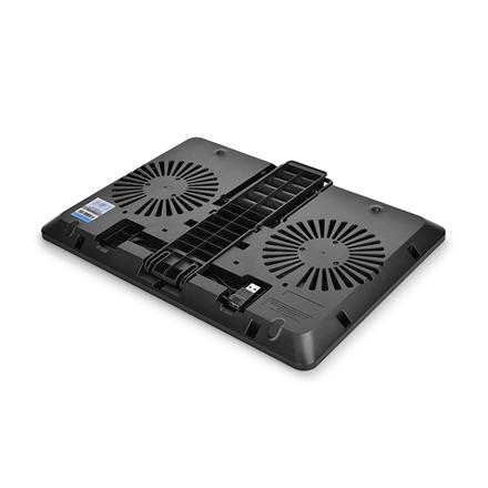 DeepCool U PAL laptop cooling pad 39.6 cm (15.6") 1000 RPM Black