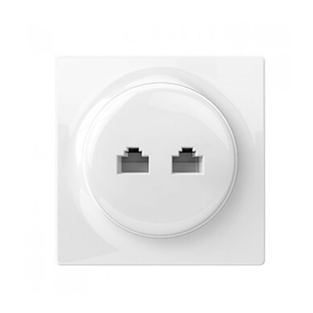 Fibaro Walli N socket-outlet 2 x RJ-45 White