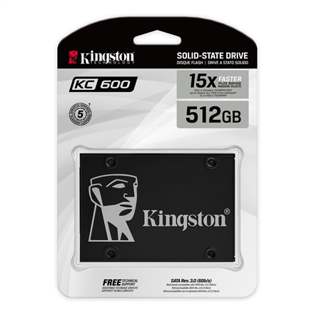 KINGSTON 512GB SSD KC600 SATA3 2.5inch