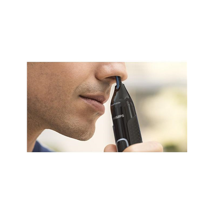 Philips Norelco NOSETRIMMER Series 1000 NT1650/16 hair trimmers/clipper Black