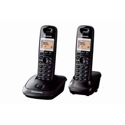 Panasonic | Sans fil | KX-TG2512FXT | Écran intégré | Identification de l'appelant | Noir | Conférence téléphonique | Répertoire : 50 entrées | Haut-parleur | Connexion sans fil