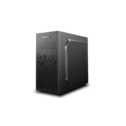DeepCool MATREXX 30, Mini-tour, Mini-ITX/Micro-ATX, 1 port USB 2.0, 1 port USB 3.0, 1 port audio, 1 port micro, 1 ventilateur noir préinstallé de 120 mm, verre trempé, panneau grillagé, DP-MATX-MATREXX30
