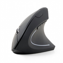 MOUSE GEMBIRD, PC sau NB, wireless, 2.4GHz, optic, 1600 dpi, butoane/scroll 6/1, ergonomic, negru, "MUSW-ERGO-01" (timbru verde 0.18 lei)-1