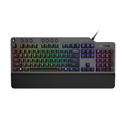 Lenovo Legion K500 keyboard Gaming USB QWERTY US English Black, Grey