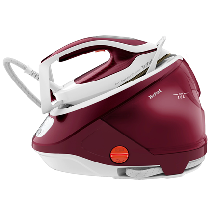 Tefal GV9220 steam ironing station 2600 W Durilium AirGlide Autoclean soleplate Burgundy, White