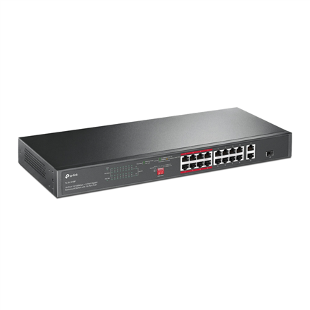 Switch|TP-LINK|Desktop/pedestal|16x10Base-T / 100Base-TX|PoE+ ports 16|TL-SL1218P