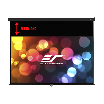 ELITE SCREENS plátno roleta 106" (269,2cm)/ 16:9/ 132,1×234,7cm/ gain 1.1/ case černý/ 24" drop