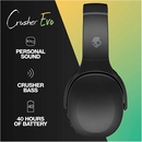 Skullcandy Crusher EVO Bluetooth Wireless Over-ear Headphones, BT 5.0, Black EU (S6EVW-N740)-3