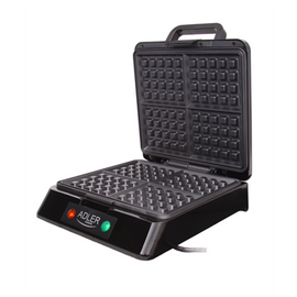 Adler | Waffle maker | AD 3036 | 1500 W | Number of pastry 4 | Belgium | Black
