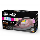 Mesko | Iron | MS 5028 | Steam Iron | 2600 W | Continuous steam 35 g/min | Steam boost performance 60 g/min | Pink/Grey-5