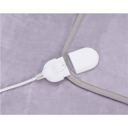 Couverture chauffante électrique Adler AD 7426, 60 W, polaire grise, polyester