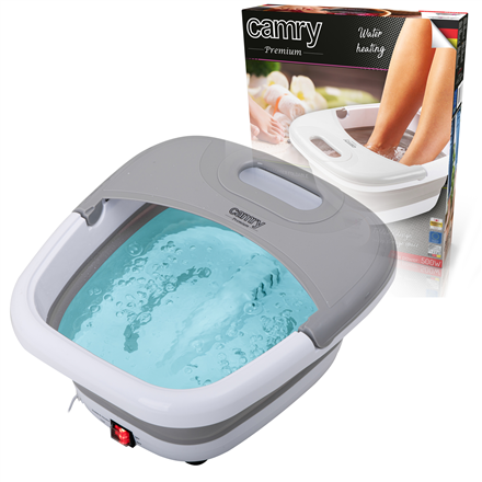Camry | Masseur de pieds | CR 2174 | Fonction bulles | Fonction chaleur | 450 W | Blanc/Argent