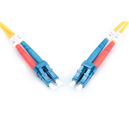 Patchcord FO Singlemode 09/125 OS2 LC-LC duplex 2m Żółty