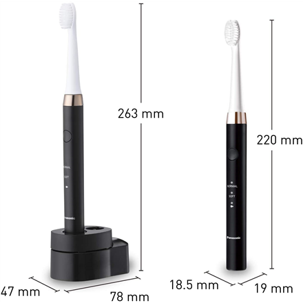 PANASONIC EW-DM81-K503 toothbrush sonic vibration with 31000 Black