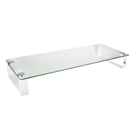 Logilink BP0027 Tabletop monitor riser, glass | Logilink