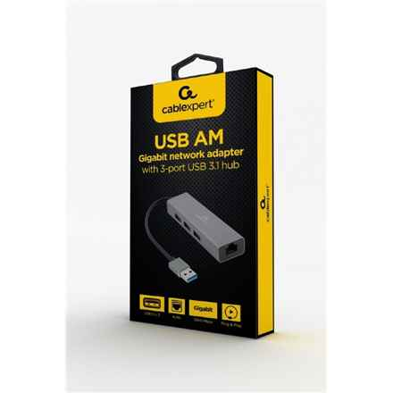 Adaptateur graphique USB Gembird A-AMU3-LAN-01