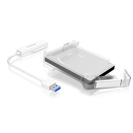 Raidsonic | ICY BOX | Adapter cable with protective a cover for 2.5" SATA hard disks to USB 3.0, blue Access LED | SATA | USB 3.0 | 2.5"