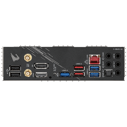 Carte mère gigabyte b550 aorus elite ax v2 - processeurs amd ryzen 5000 vrm 12+2 phases ddr4 jusqu'à 4733 mhz 1xpcie 4.0 + 1xpcie 3.0 m.2 wi-fi 6e lan 25 gbe usb 3.2 gen 2