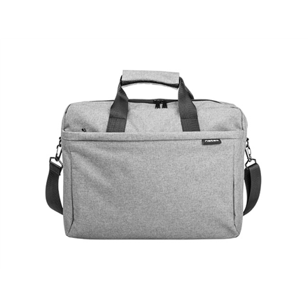Natec Laptop Bag, Mustela, 15.6", Grey | Natec | Mustela | Fits up to size 15.6 " | Toploading laptop case | Grey | Shoulder strap